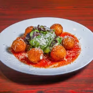 Fried Mozzarella Balls.