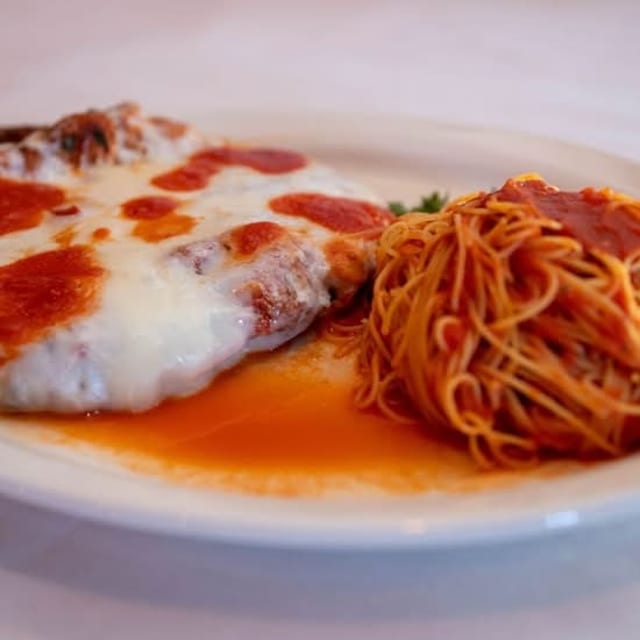 Chicken Parmigiana.